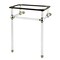 Fauceture Templeton 24" x 20-3/8" x 33-3/16" Acrylic Console Sink Legs, Nickel VAH282033PN - alternate 1
